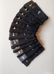 تصویر جوراب ساق بلند نایک رنگ مشکی Socks