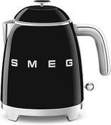 تصویر SMEG KLF05BLUK 50S مینی کتری یکپارچهسازی با سیستمعامل ، 0.8 لیتر ظرفیت با نشانگر سطح آب ، 360 پایه چرخان ، پاهای ضد لغزش ، استیل ضد زنگ ، سیاه ، 1 سال ضمانت Smeg KLF05BLUK 50s Retro Style mini Kettle, 0.8 L Capacity with Water Level Indicator, 360 Swivel Base, Anti-Slip Feet, Stainless Steel, Black,1 Year Warranty