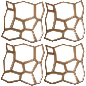 تصویر قالب سنگ فرش مدل A4 بسته 4 عددی متفرقه