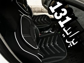 تصویر روکش صندلی پارچه ای پراید۱۳۱و۱۳۲مدل سوپرvipخلبانی طبی پددار نرمال مناسب پراید۱۳۱و۱۳۲ مدل ۹۰ببالا 