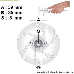تصویر پروانه استیل پنتاکس مدل CAM100 پمپ آب جتی 