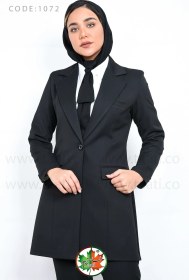 تصویر مانتو شلوار اداری کتی | مدل رامونا | کد 1072 