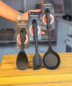 تصویر کفگیر و ملاقه شنگیا سیلیکونی 