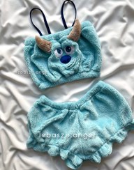 تصویر ست نیمتنه و شلوارک تدی سالیوان | آنجل ایران 