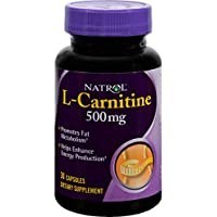 تصویر ال-کارنیتین NATROL - حاوی 30 کپسول NATROL L-CARNITINE 500MG, 30 CAP