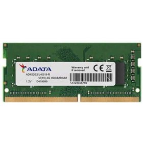 تصویر رم لپ تاپ ای دیتا مدل ADATA DDR4 3200MHZ ظرفیت 32 گیگابایت 