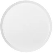 تصویر بشقاب تخت چینی زرین فرم اس سفید (سایز 9) Zarin Iran S-form White 1 Piece Porcelain Flat-Plate 9