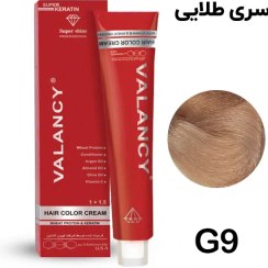 تصویر رنگ موی سری طلایی 100میل والانسی G9 Valancy Hair Color Golden Series 100ml