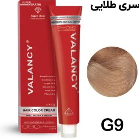 تصویر رنگ موی سری طلایی 100میل والانسی G9 Valancy Hair Color Golden Series 100ml