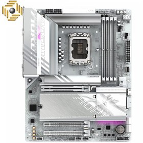 تصویر مادربرد GIGABYTE B860 AORUS ELITE WIFI7 ICE GIGABYTE B860 AORUS ELITE WIFI7 ICE (rev. 1.x) LGA1851 ATX Motherboard