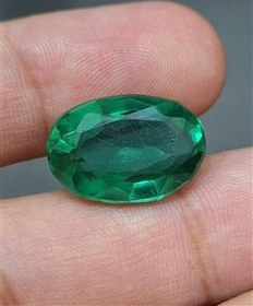 تصویر نگین سنگ زمرد برزیلی کد 819 