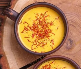 تصویر لاته زعفرانی 