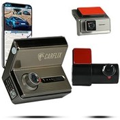 تصویر دوربین ثبت وقایع وای فای سه دوربین کارفلکیس مدل Q7 Dual Dash Cam Wifi Carflix Q7