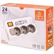 تصویر محافظ برق امگا 6 خانه با کابل 3متری 