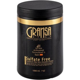 تصویر ماسک مو ترمیم کننده فاقد سولفات حجم 1000 میلی لیتر گرانسا Gransa Hair Repairing Sulfate Free Mask 1000 ml