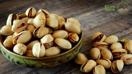تصویر پسته کله قوچی خام درشت 