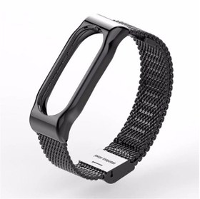 تصویر بند فلزی دستبند سلامتی شیائومی مدل Mi Band 2 