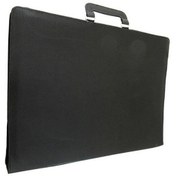 تصویر کیف آرشیو تخته رسم سایز A3 طرح چرم مشکی 