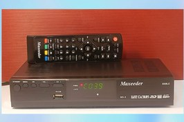 تصویر گیرنده دیجیتال مکسیدر MX-3 مدل 3008LE کارکرده، در حد نو، کاملا سالم با یک سال ضمانت DVB-T2