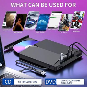 تصویر درایو DVD/RW اکسترنال فکسیت مدل POP003 7in1 