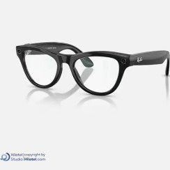 تصویر عینک هوشمند متا ری بن مدل Meta Skyler RW4010 با لنز بی رنگ 