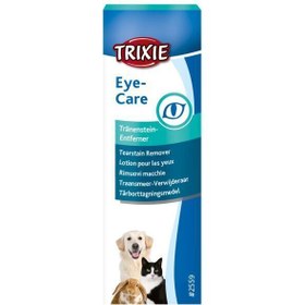 تصویر قطره تمیزکننده چشم سگ و گربه و جوندگان تریکسی حجم 50 میلی Trixie Eye Care 50ml