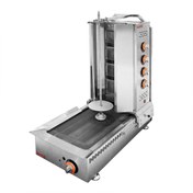 تصویر دستگاه کباب ترکی رومیزی تک سیخ ۴ شعله 