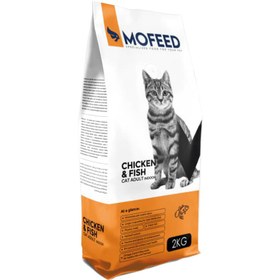 تصویر غذای خشک گربه بالغ مفید با طعم مرغ و ماهی 2 کیلوگرمی Dry food for adult cats with chicken and fish flavor, 2 kg