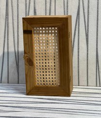 تصویر کاور لوله گاز چوبی - ساده حصیری 