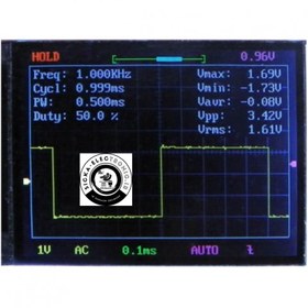 تصویر ماژول اسیلوسکوپ دیجیتال تک کانال مدل FNIRSI-PRO /نمونه برند دار و با کیفیت(سفارش خرید پارساژ دزاین از چین) /قابلیت نمایش انواع اشکال فرکانسی (سینوسی،مثلثی،مربعی،شبه سینوسی) ا Diy digital oscilloscope module 200khz Diy digital oscilloscope module 200khz