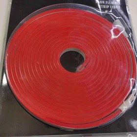 تصویر ریسه نئون فلکسی ۵ متری ۱۲ ولت قرمز 