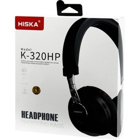 تصویر هدفون بی سیم هیسکا مدل K-320HP Hiska  K-320HP Wireless Headphone