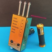 تصویر ردیاب مغناطیسی دارای پنج هدف اصلی و میدان یاب صوتی میکرو Magnetic detector with five main targets and micro sonic field finder
