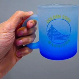 تصویر لیوان مات گلدن استیت golden state mug