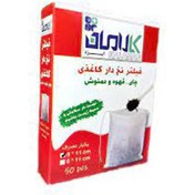 تصویر فیلتر چای نخ دار کاغذی ۵۰ عددی کالامان 
