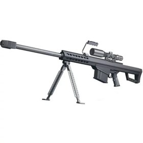 تصویر تفنگ اسباب بازی تیر ژله ای Barrett m82 Barrett M82 jel blaster toy gun