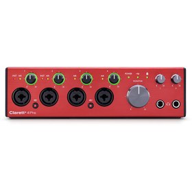 تصویر کارت صدا Focusrite Clarett Focusrite Clarett 4Pre - Thunderbolt Audio Interface