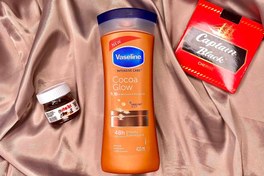 تصویر لوسیون بدن وازلین مدل عصاره کاکائو ا Vaseline body lotion with cocoa extract Vaseline body lotion with cocoa extract