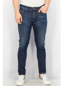 تصویر شلوار جین کشی مردانه مدل D-Strukt، فیت اسلیم، آبی برند diesel Men D-Strukt Slim Fit Stretchable Denim Jeans, Blue