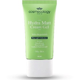 تصویر کرم ژل مرطوب کننده کاسموکولوژی مناسب پوست چرب و مستعد آکنه حجم 50 میلی لیتر Cosmecology moisturizing gel cream suitable for oily and acne prone skin volume 50 ml