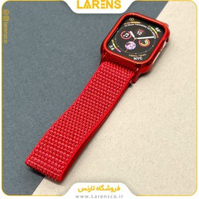 تصویر لارنس | قیمت و خرید بند اپل واچ Loop Sport + Case سایز 40mm كد 26 رنگ Black & Red 