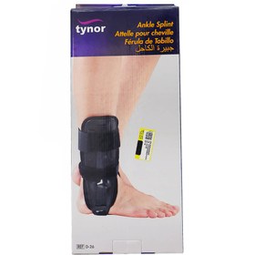 تصویر قوزک بند ثابت پا آتل دار مدل D-26 تینور Tynor D-26 Ankle Splint Attelle Pour Cheville