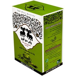 تصویر چای سیاه شکسته دو قوچ با رایحه هل ۴۵۰ گرم 