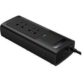 تصویر مبدل برق خودرو باسئوس مدل POWER INVERTER CGNB020101 150w Baseus Power Inverter CGNB020101