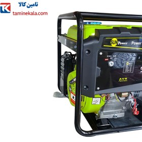 تصویر موتور برق 7.5 کیلو وات بنزینی سان پاور مدل SP-10500E ا موتور برق بنزینی 7.5 کیلو وات سان پاور مدل SP-10500E 