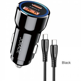 تصویر شارژر ماشینی 90 وات دو پورت برند JOKADE مدل JH048 