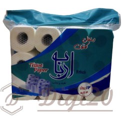 تصویر دستمال توالت 12 قلو ارباب 