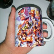 تصویر ماگ انیمه اتک ان تایتان Attack on Titan ( جذاب و زیبا برا عاشقای ارن ، لیوای ، میکاسا ، آرمین ) 