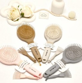 تصویر برس مو پَدِل دکتر مورنینگ با شانه تمیزکننده 