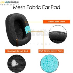 تصویر ایرپد هدست گیمینگ لاجیتک مدل Replacement Ear Pads for Logitech G533 / G633 / G633s / G635 / G933 / G933s / G935 